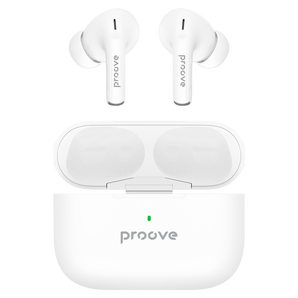 Dëgjuse wireless Proove Mainstream Pro TWS, me aplikacion, të bardha